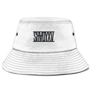 Eminem Shady XV Minimalist Typography Art White Bucket Hat
