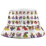 Goofy Snoop Dogg Smoking Cartoon Art Pattern Bucket Hat