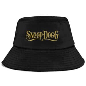 Leafs By Snoop Dogg Golden Logo Black Fisherman Hat