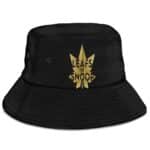 Leafs By Snoop Dogg Golden Logo Black Fisherman Hat