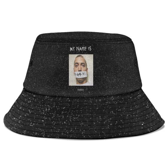 My Name Is Eminem Face Galaxy Art Dope Bucket Hat