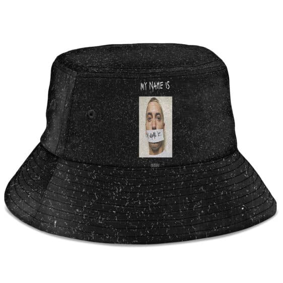 My Name Is Eminem Face Galaxy Art Dope Bucket Hat