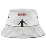 Rap God Eminem Back-View Art White Fisherman Hat