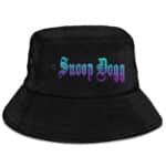 Rap Icon Snoop Dogg Blue-Tone Name Art Cool Fisherman Hat