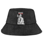 Slim Shady Eminem Flower Monochrome Photo Art Grunge Bucket Hat
