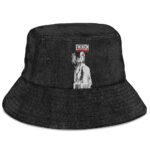 Slim Shady Eminem Flower Monochrome Photo Art Grunge Bucket Hat