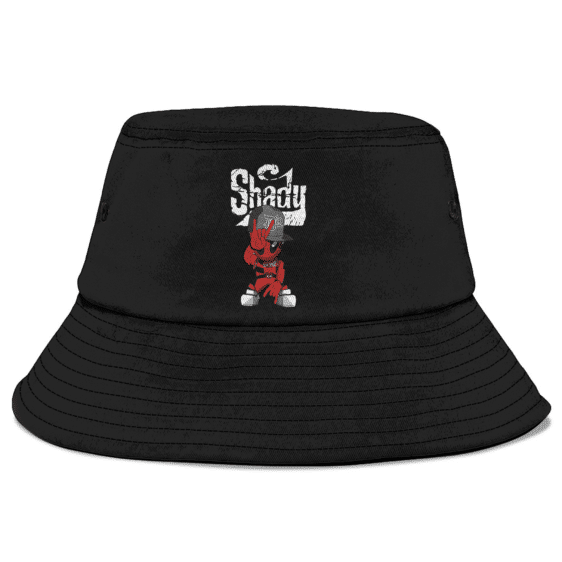 Slim Shady X Deadpool Punk Cartoon Art Dope Bucket Hat