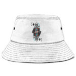 Smoking Snoop Dogg Jack Clover Card White Fisherman Hat