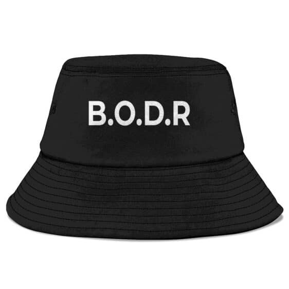 Snoop Dogg Album B.O.D.R. Typography Art Black Fisherman Hat