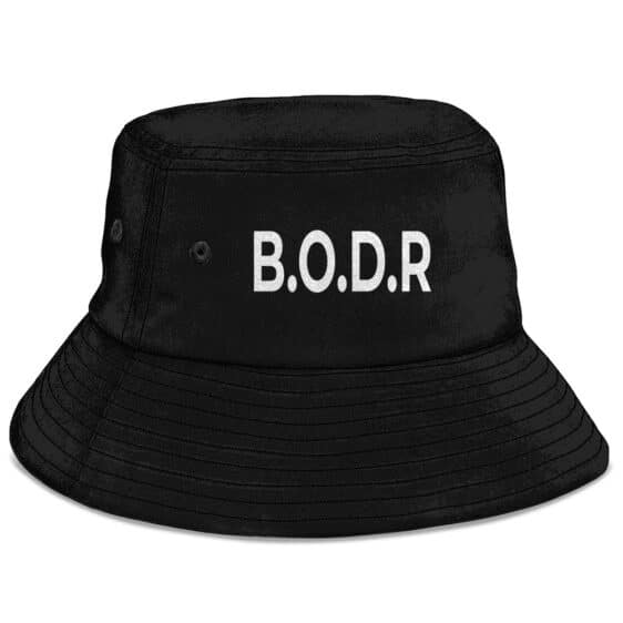 Snoop Dogg Album B.O.D.R. Typography Art Black Fisherman Hat