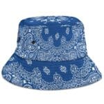 Snoop Dogg Blue Bandana Paisley Pattern Bucket Hat