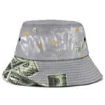 Snoop Dogg Dollar Money Smoke Artwork Gray Bucket Hat