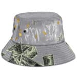 Snoop Dogg Dollar Money Smoke Artwork Gray Bucket Hat