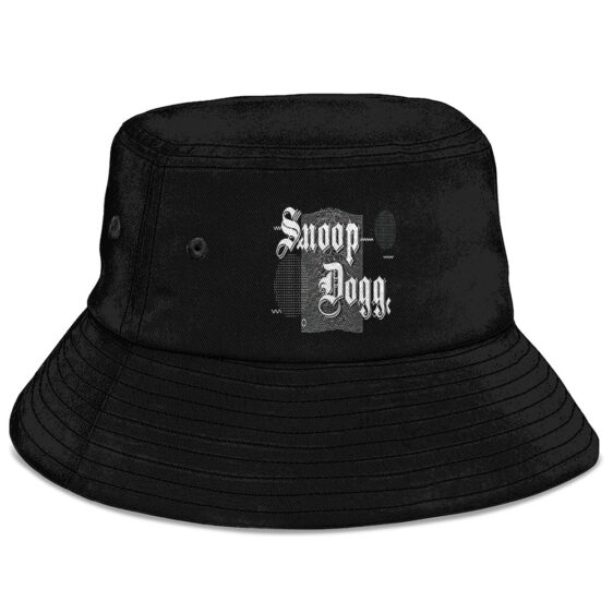 Snoop Dogg Geometric Icons Logo Black Bucket Hat