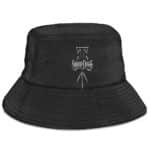 Snoop Dogg Minimalist Name Typographic Art Black Bucket Hat