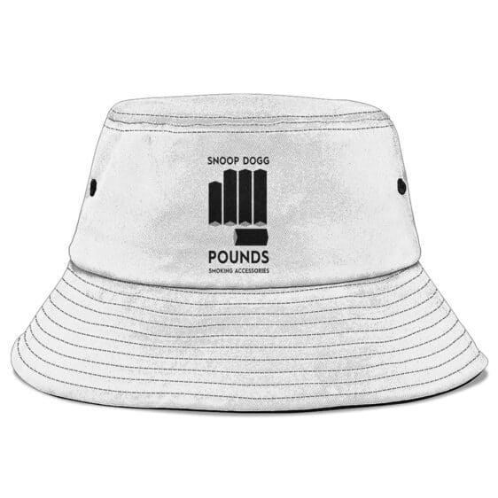 Snoop Dogg Pound Logo Art White Fisherman Hat