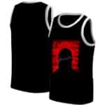 Dope Tupac Shakur Silhouette Logo Black Basketball Jersey