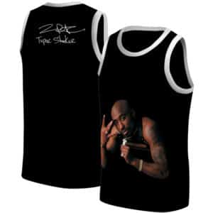 Dope Westside 2Pac Amaru Signature Graphic Basketball Jersey