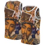 2Pac Shakur Fuck The World Vintage Photo Basketball Jersey