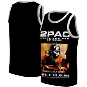 2Pac Until The End Of Time Single Cover Basketball Jersey