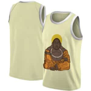 Badass Biggie Smalls Buddha Design Logo Basketball Jersey