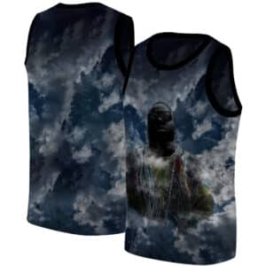 Biggie Smalls Sky Silhouette Tribute Art Basketball Jersey