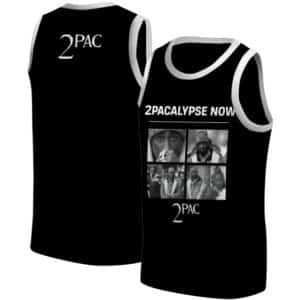 Dope 2Pacalypse Now 2Pac Monochrome Photo Basketball Jersey