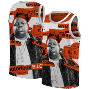 Dope Biggie Smalls Song Titles Artwork Basketball Jersey