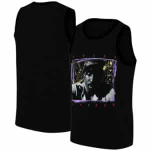 Dope Tupac Shakur Paint Splash Art Black Basketball Jersey