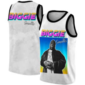 East Coast Rapper Biggie Smalls Pop Art Basketball Jersey