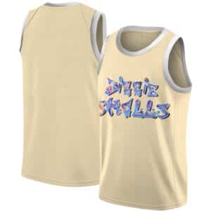 Holographic Biggie Smalls Minimalist Logo Basketball Jersey