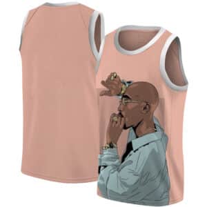 Rap Icon Tupac Amaru Shakur Cartoon Art Basketball Jersey