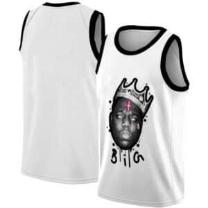 Tribute To Notorious B.I.G. Head Cut Out Basketball Jersey